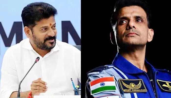 శుభాంశు శుక్లా బృందానికి CM రేవంత్ అభినందన శుభాంశు శుక్లా బృందానికి CM రేవంత్ అభినందన