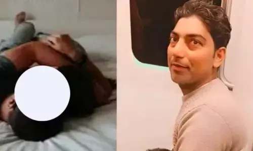 భర్త ముందే ప్రియుడితో భార్య సెక్స్..  చేతులు, కాళ్లు కట్టేసి టార్చర్.. భరించలేక..