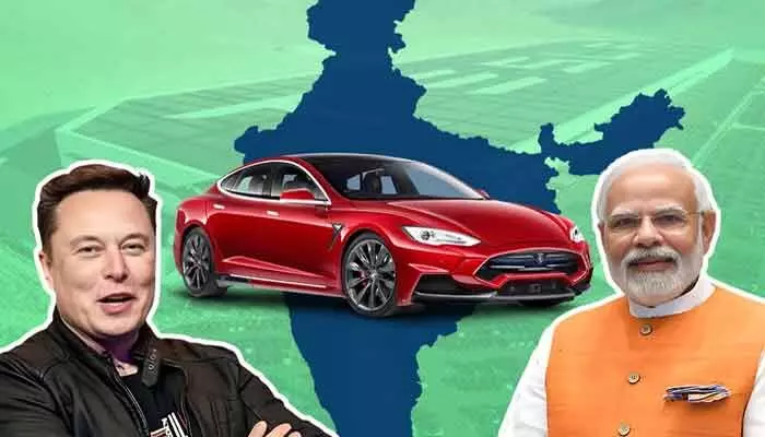 టెస్లా ఎంట్రీతో ఉత్కంఠ.. భారత్లో ఎలా నిలబడుతుంది..? టెస్లా ఎంట్రీతో ఉత్కంఠ.. భారత్లో ఎలా నిలబడుతుంది..?