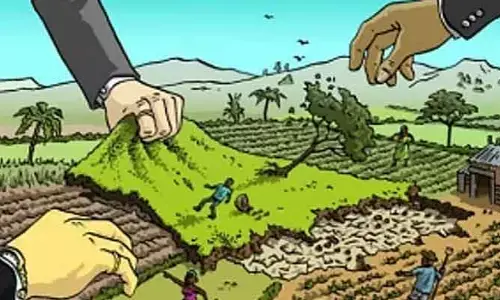 పేదల భూముల్లో రాజకీయం.. పోతిరెడ్డిపల్లిలో అసైన్డ్ భూముల లూటీ.!