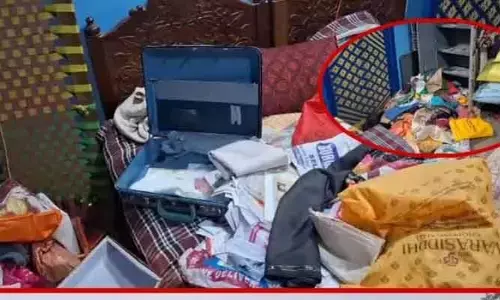 భర్త అంత్యక్రియల్లో భార్యకు మరో షాక్