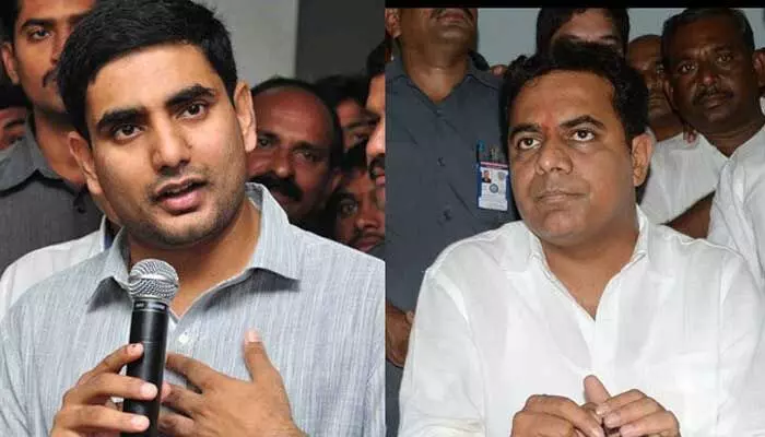 లోకేష్ నాకు తమ్ముడు లాంటి వాడు కలిస్తే తప్పేంటి: కేటీఆర్ లోకేష్ నాకు తమ్ముడు లాంటి వాడు కలిస్తే తప్పేంటి: కేటీఆర్
