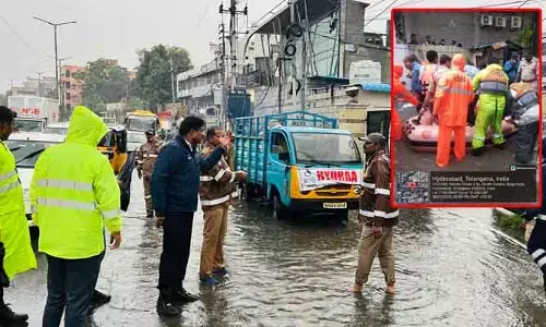గ్రేటర్‌లో భారీ వర్షం.. ముంచెత్తిన వ‌ర‌ద‌
