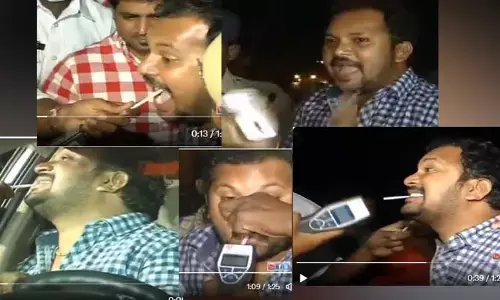 ఎనీ టైం ఎనీ సెంటర్‌లో డ్రంక్ అండ్ డ్రైవ్.. గిలిగింతలు పెట్టిస్తున్న మందుబాబు వీడియో