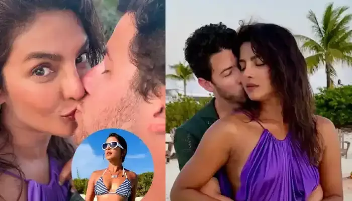 వెకేషన్ లో ప్రియాంక... ఘాటుగా ముద్దులు పెడుతూ !