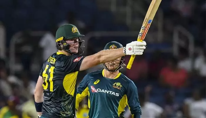WI vs AUS : రెచ్చిపోయిన గ్రీన్, ఓవెన్.. తొలి టీ20 ఆస్ట్రేలియాదే WI vs AUS : రెచ్చిపోయిన గ్రీన్, ఓవెన్.. తొలి టీ20 ఆస్ట్రేలియాదే
