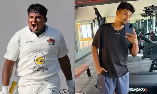 లావుగా ఉన్నాడన్నారు.. సర్ఫరాజ్ ఖాన్ ఎంత స్లిమ్ అయ్యాడో చూశారా?