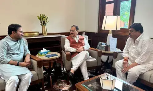 నడ్డాను కలిసిన తెలంగాణ బీజేపీ చీఫ్‌ రాంచందర్‌రావు