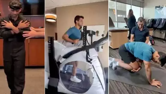 మళ్లీ నడక నేర్చుకుంటున్న శుభాంశు శుక్లా.. వీడియో వైరల్ మళ్లీ నడక నేర్చుకుంటున్న శుభాంశు శుక్లా.. వీడియో వైరల్