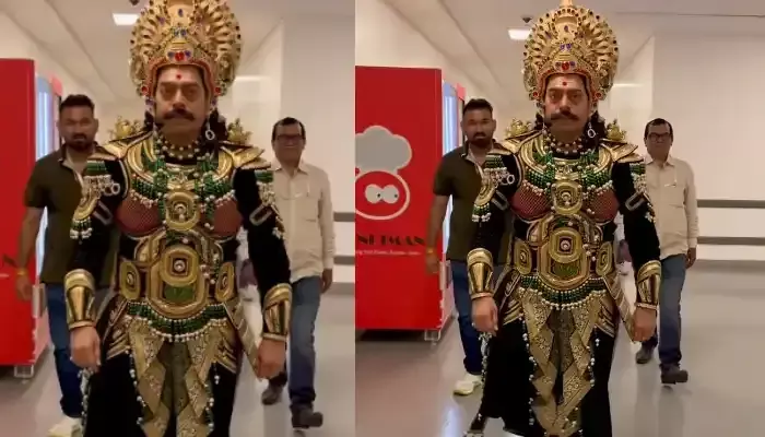 రావణాసుడి గెటప్ లో టాలీవుడ్ విలన్.. ఈ వీడియో చూస్తే