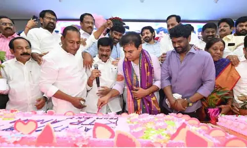ఘనంగా కేటీఆర్ జన్మదిన వేడుకలు