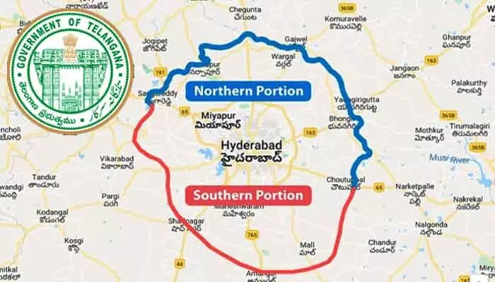 RRR నార్త్ కారిడార్లో ఆరు లేన్లు.. సర్కార్ ప్రతిపాదనకు కేంద్రం ఆమోదం RRR నార్త్ కారిడార్లో ఆరు లేన్లు.. సర్కార్ ప్రతిపాదనకు కేంద్రం ఆమోదం