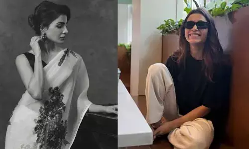 చీరలో దర్శనమిచ్చిన సమంత.. ఆ పార్ట్‌పై ఉన్న టాటూ కనిపించడంతో అంతా షాక్!
