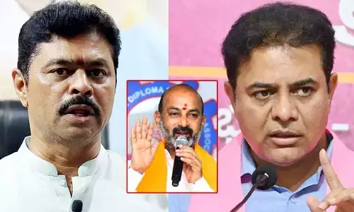 సీఎం రమేశ్‌ను కరీంనగర్‌కు తీసుకొస్తా.. కేటీఆర్‌కు బండి సంజయ్ సంచలన సవాల్