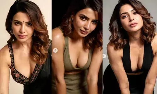 Samantha: సమంత బోల్డ్ ఫొటోస్.. వంగి మరీ ఆ పార్ట్స్ చూపిస్తున్న హీరోయిన్
