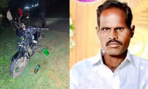 నడుచుకుంటూ వెళుతున్న వ్యక్తిని ఢీకొన్న బైక్.. చికిత్స పొందుతూ మృతి