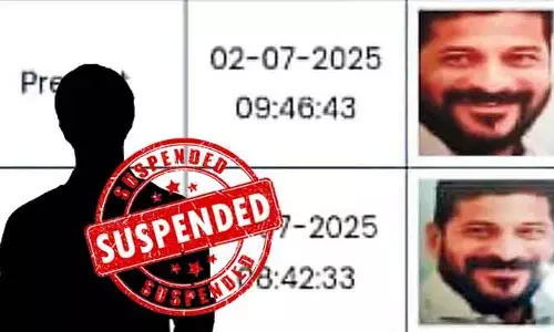 సీఎం రేవంత్ ఫొటోతో హాజరు నమోదు.. పంచాయతీ కార్యదర్శిపై సస్పెన్షన్ వేటు