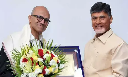 సత్య నాదెల్లా మైక్రోసాఫ్ట్ సీఈఓ అయ్యాడు అంటే నా వల్లే: సీఎం చంద్రబాబు