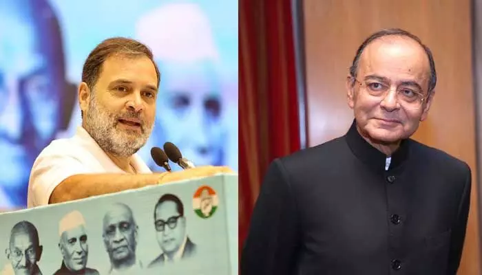 అరుణ్ జైట్లీ నన్ను బెదిరించారన్న రాహుల్ గాంధీ.. తప్పుడు వ్యాఖ్యలన్న కుమారుడు అరుణ్ జైట్లీ నన్ను బెదిరించారన్న రాహుల్ గాంధీ.. తప్పుడు వ్యాఖ్యలన్న కుమారుడు