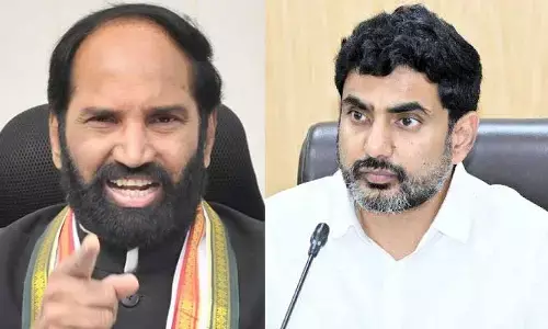 కేంద్రంతో పొత్తు ఉందని ఇష్టమొచ్చినట్లు మాట్లాడుతావా?.. నారా లోకేష్‌పై మంత్రి ఉత్తమ్ ఫైర్