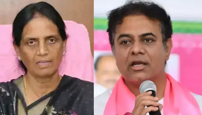 సబితా ఇంద్రారెడ్డికి అవమానం... KTR షాకింగ్ ట్వీట్!