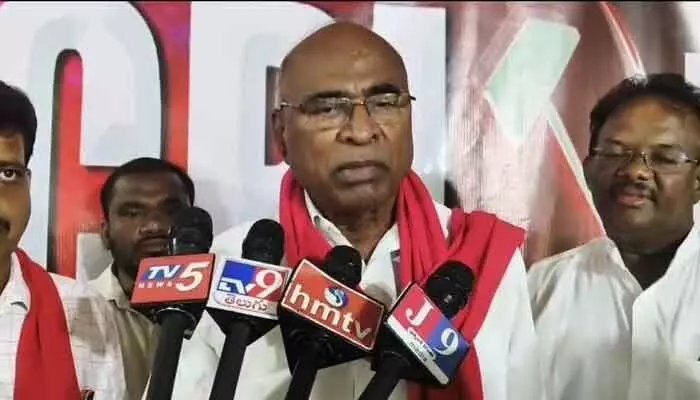 కాళేశ్వరంపై బయట చర్చలు కాదు.. అసెంబ్లీలో చర్చ జరగాలి దోషులను శిక్షించాలి : మాజీ ఎమ్మెల్యే చాడ వెంకటరెడ్డి కాళేశ్వరంపై బయట చర్చలు కాదు.. అసెంబ్లీలో చర్చ జరగాలి దోషులను శిక్షించాలి : మాజీ ఎమ్మెల్యే చాడ వెంకటరెడ్డి