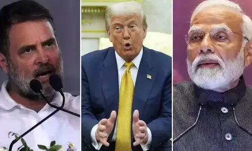 అదానీపై యూఎస్‌లో దర్యాప్తు వల్ల.. ట్రంప్‌ను మోడీ ఎదిరించలేడు: రాహుల్ గాంధీ