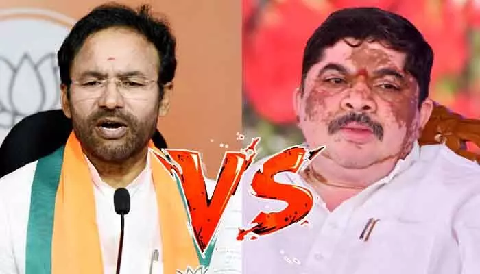కిషన్రెడ్డి..! రిజర్వేషన్లు మా పరిధి కాదని రాసివ్వు : పొన్నం ప్రభాకర్ ఫైర్ కిషన్రెడ్డి..! రిజర్వేషన్లు మా పరిధి కాదని రాసివ్వు : పొన్నం ప్రభాకర్ ఫైర్