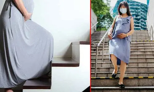 Pregnancy Tips : మెట్లు ఎక్కి.. దిగితే ప్రెగ్నెన్సీ నిలువదా.. ?