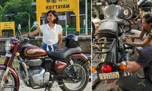 బుల్లెట్ గ్యారేజ్ క్వీన్.. దియా జోసెఫ్