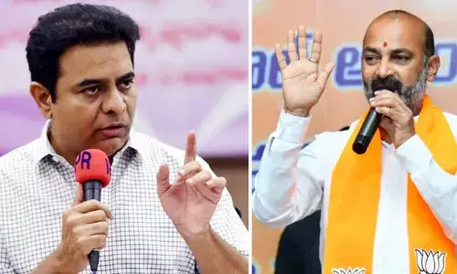 బండి సంజయ్‌కి డెడ్‌లైన్‌.. 48 గంటల్లో సారీ చెప్పాలని KTR డిమాండ్.. లేకపోతే..!