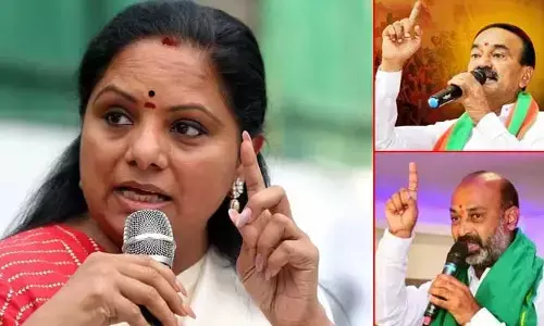 Kalvakuntla Kavitha : బండి సంజయ్‌కి ఈటల వార్నింగ్.. తొలిసారి స్పందించిన కవిత