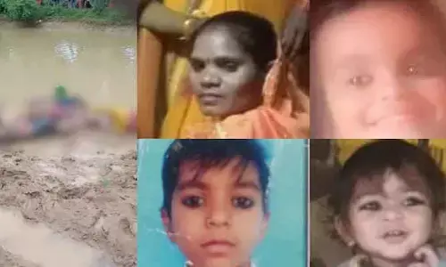 భర్తతో గొడవ.. ముగ్గురు పిల్లలతో తల్లి ఘాతుకం