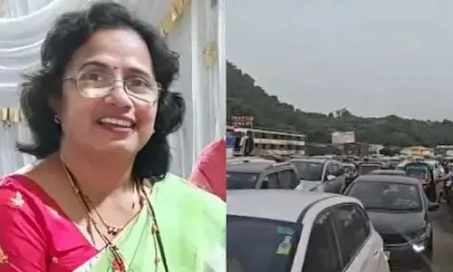 మహిళ ప్రాణం తీసిన ట్రాఫిక్ జామ్.. నొప్పితో విలవిలలాడిందంటూ పాపం ఆ భర్త..