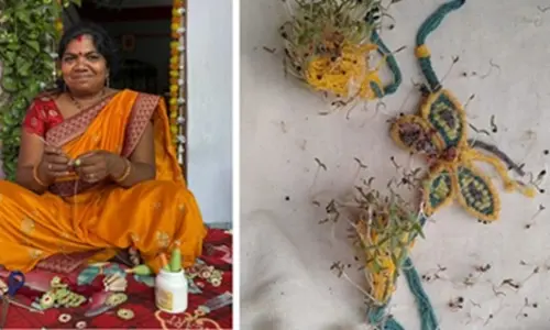 దేశీ పత్తితో.. మహిళా సాధికారత రాఖీలు.!