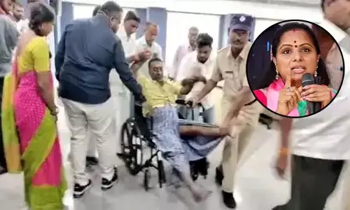 ఈడ్చుకెళ్లిన ఘటన.. జగిత్యాల కలెక్టర్‌పై చర్యలు తీసుకోవాలి.. ఎమ్మెల్సీ కవిత డిమాండ్