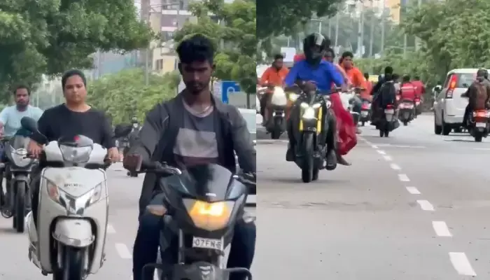 Hyd: ఒక్కరికీ బుద్ది లేదు... అందరూ రాంగ్ రూటే...ఈ వీడియో చూస్తే!
