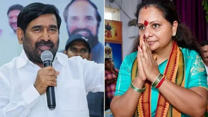 చాలారోజులకు ఎదురుపడ్డ కవిత-జగదీష్ రెడ్డి.. ఎలా పారిపోయాడంటే? చాలారోజులకు ఎదురుపడ్డ కవిత-జగదీష్ రెడ్డి.. ఎలా పారిపోయాడంటే?