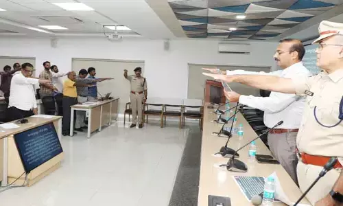 డీజీపీ ఆఫీసులో నషా ముక్త్ భారత్ అభియన్
