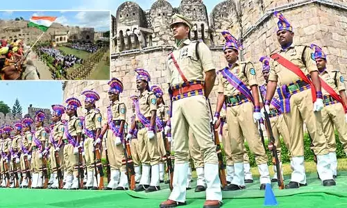 స్వాతంత్య్ర దినోత్సవానికి గోల్కోండ ఫోర్ట్ ముస్తాబు.. భద్రత కట్టుదిట్టం