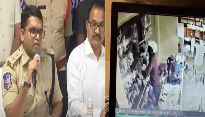 ఖజానా జ్యువెలర్స్ దోపిడీ కేసును ఛేదించిన పోలీసులు.. కరడుగట్టిన ఇద్దరు దోపిడీ దొంగలు అరెస్ట్ ఖజానా జ్యువెలర్స్ దోపిడీ కేసును ఛేదించిన పోలీసులు.. కరడుగట్టిన ఇద్దరు దోపిడీ దొంగలు అరెస్ట్