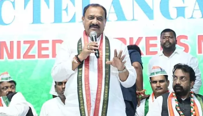 మార్వాడీల విషయంలో కాంగ్రెస్ స్టాండ్ ఇదే.. పీసీసీ ఛీప్ మహేశ్ గౌడ్ కీలక వ్యాఖ్యలు మార్వాడీల విషయంలో కాంగ్రెస్ స్టాండ్ ఇదే.. పీసీసీ ఛీప్ మహేశ్ గౌడ్ కీలక వ్యాఖ్యలు