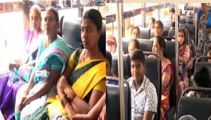 Free Bus Scheme: కడప మహిళల కళ్లల్లో ఆనందం Free Bus Scheme: కడప మహిళల కళ్లల్లో ఆనందం
