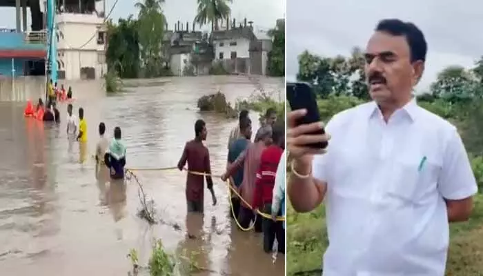 Jupalli: ముంచెత్తుతున్న వరద.. అధికారులతో మంత్రి జూపల్లి సమీక్ష Jupalli: ముంచెత్తుతున్న వరద.. అధికారులతో మంత్రి జూపల్లి సమీక్ష