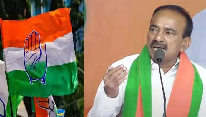 Eatala Rajender: ఇదెక్కడి దిక్కుమాలిన ఆలోచన.. కాంగ్రెస్ పై ఈటల ఫైర్ Eatala Rajender: ఇదెక్కడి దిక్కుమాలిన ఆలోచన.. కాంగ్రెస్ పై ఈటల ఫైర్
