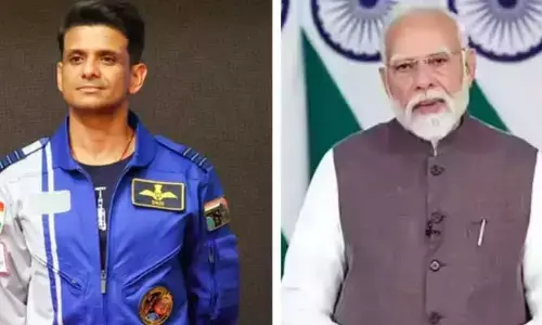 రేపు ప్రధాని మోడీతో శుభాంశు శుక్లా భేటీ!