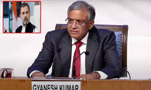 EC:  మా భుజాల మీద తుపాకీ పెట్టి రాజకీయం.. రాహుల్ కు ఈసీ కౌంటర్