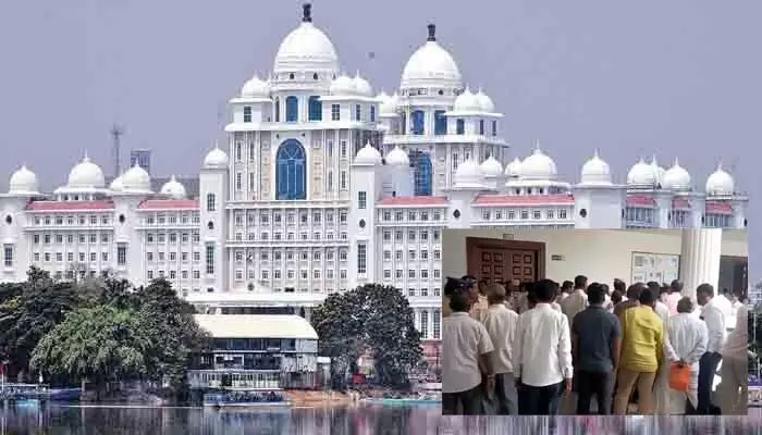 రేవంత్, భట్టి ఛాంబర్లకు భారీగా క్యూ కట్టిన కాంట్రాక్టర్లు రేవంత్, భట్టి ఛాంబర్లకు భారీగా క్యూ కట్టిన కాంట్రాక్టర్లు