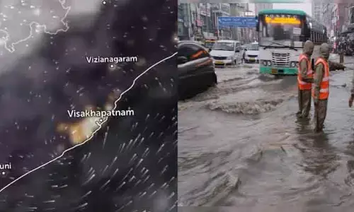 బంగాళాఖాతంలో వాయుగుండం.. ఏపీ, తెలంగాణ జిల్లాలకు రెడ్ అలర్ట్
