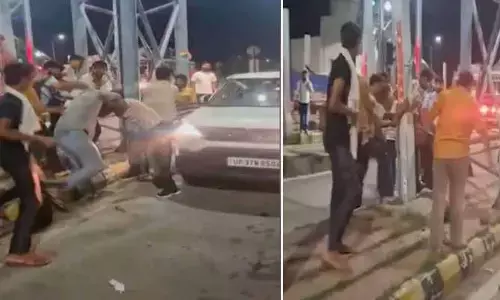 Viral : స్తంభానికి కట్టేసి ఆర్మీ జవాన్‌పై టోల్‌గేట్‌ సిబ్బంది దాడి (వీడియో)